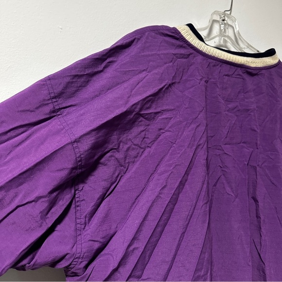 Vintage 90s Rugged Sweats Purple Sporty Pullover Windbreaker Men’s Size XL - Picture 7 of 11
